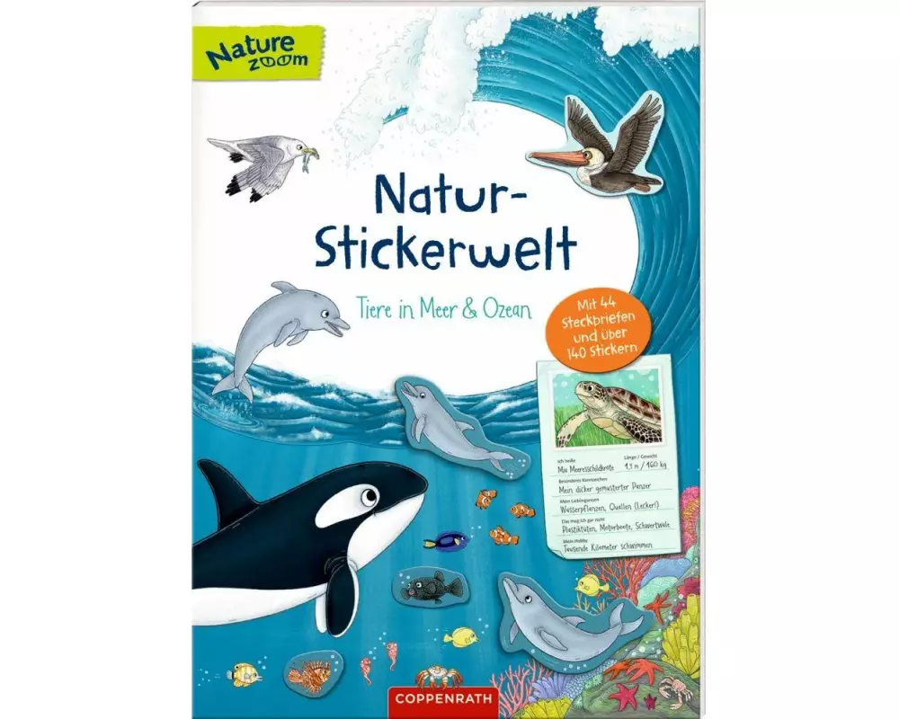 Natur-Stickerwelt: Tiere in Meer & Ozean