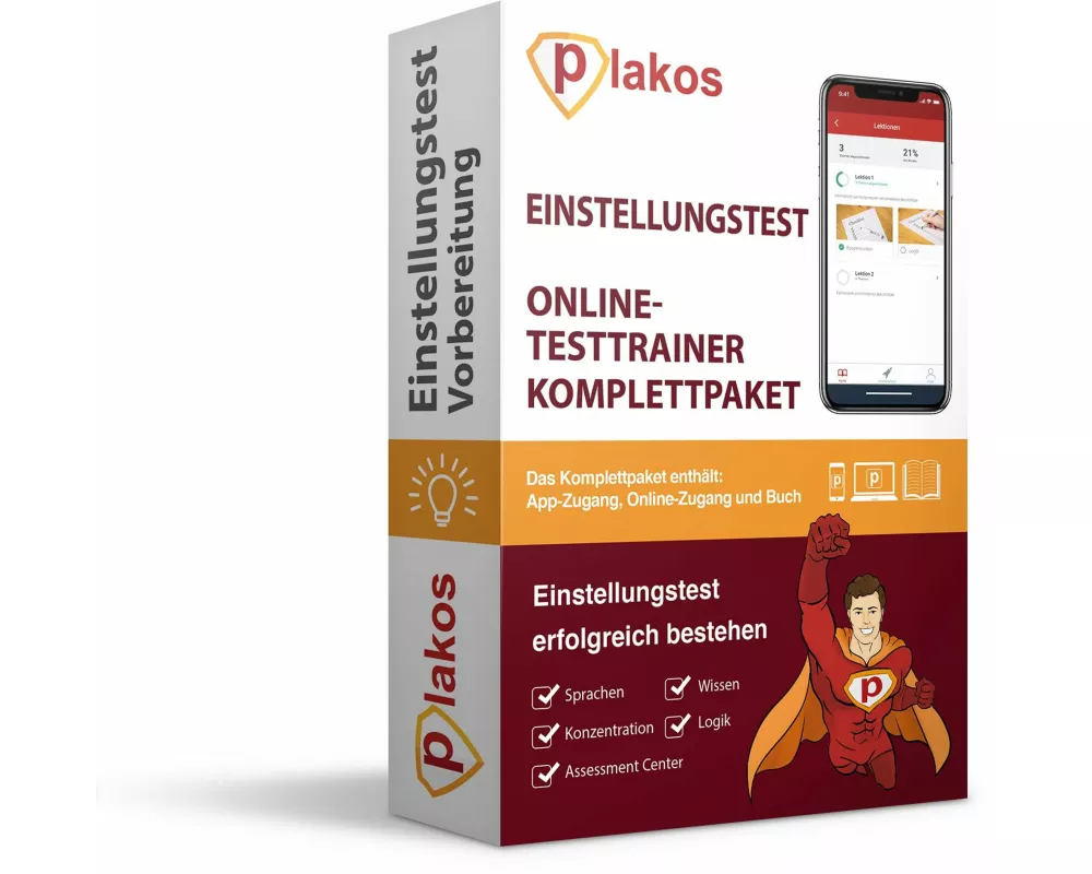 Geeignet für alle Berufe - Einstellungstest Komplettpaket