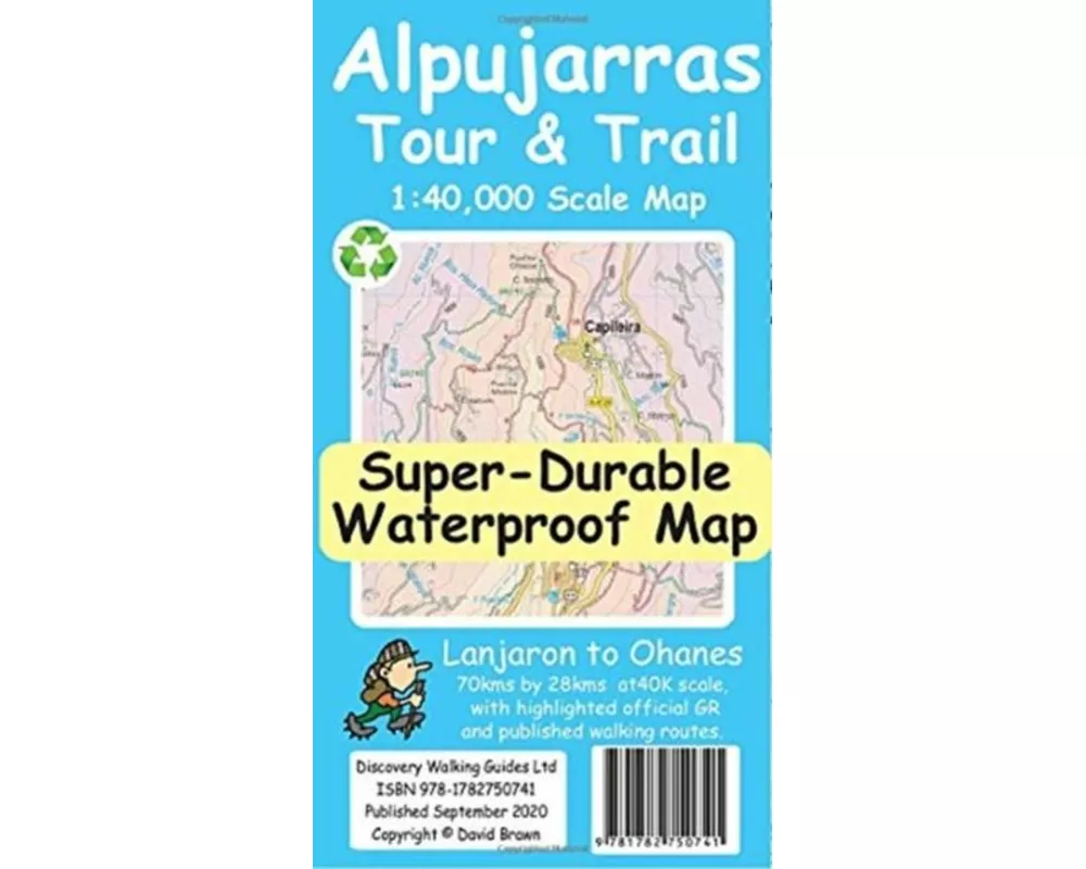 Alpujarras Tour and Trail Map
