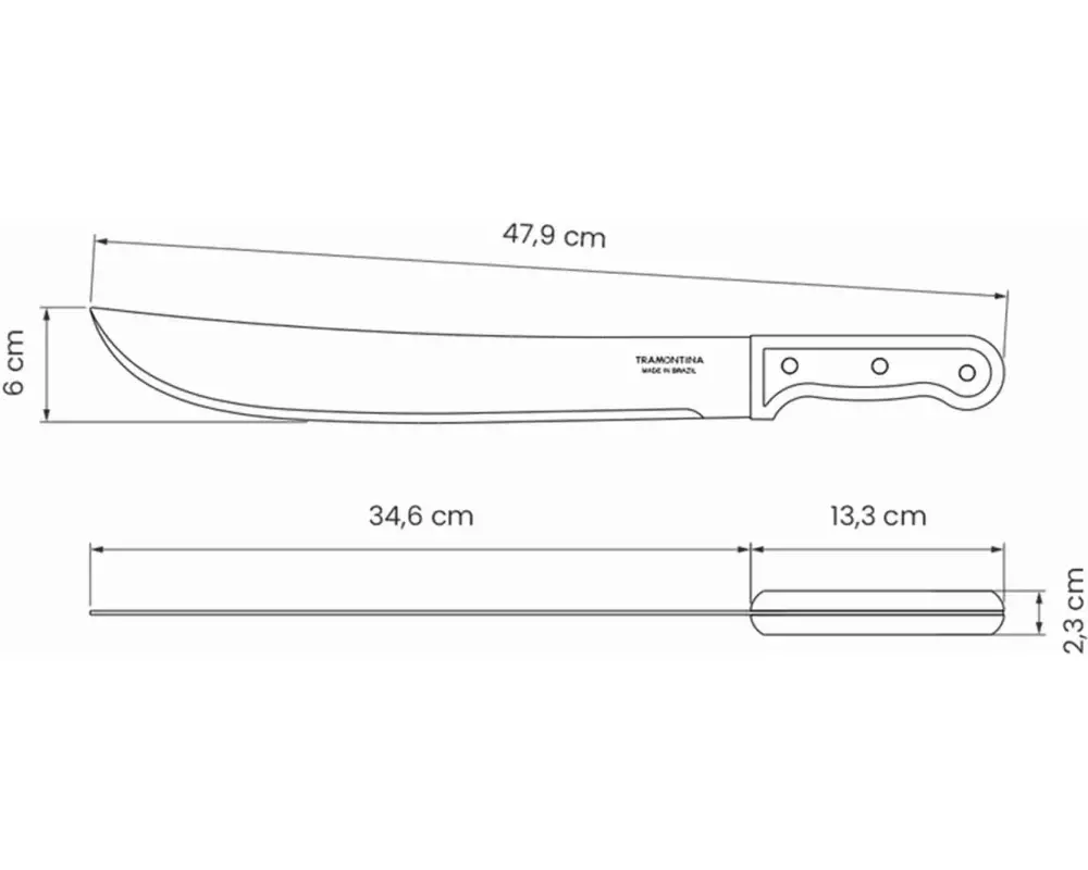 Tramontina Machete Braun