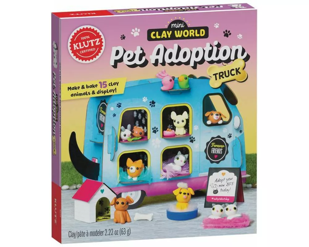 Mini Clay World Pet Adoption Truck