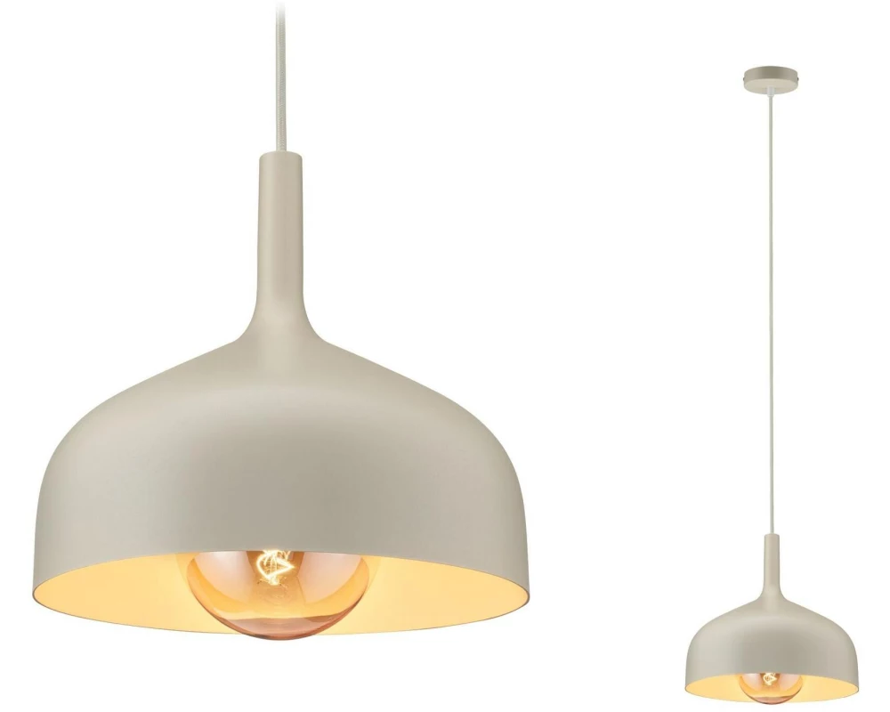 Paulmann Pendelleuchte Embla II E27 Creme Metall Metall