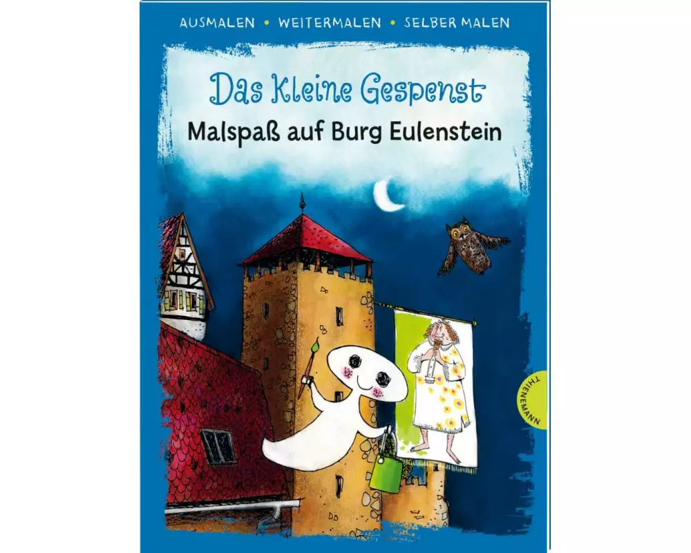 Das kleine Gespenst (Ausmalen, weitermalen, selber malen)