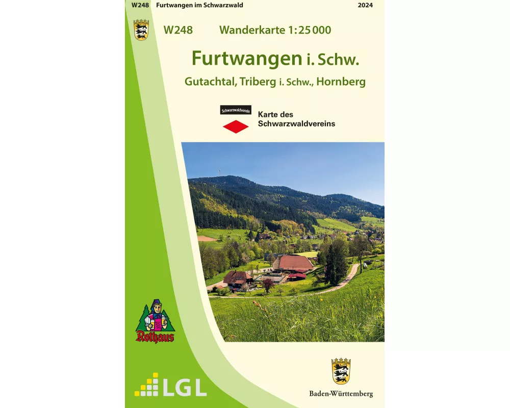 W248 Wanderkarte 1:25 000 Furtwangen i. Schw