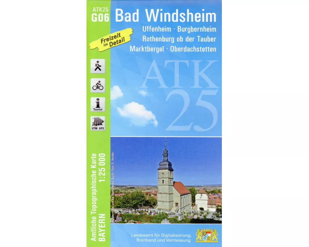ATK25-G06 Bad Windsheim (Amtliche Topographische Karte 1:25000)