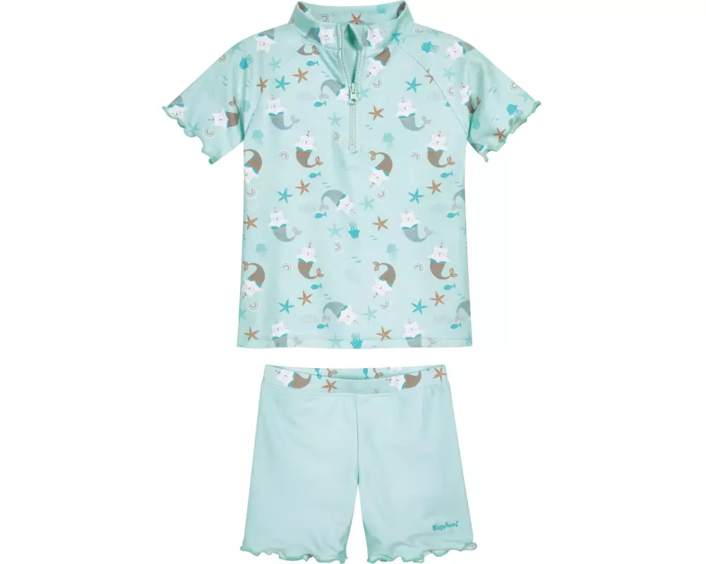 Playshoes UV-Badebekleidungsset Einhornmeerkatze Mint Gr. 98/104