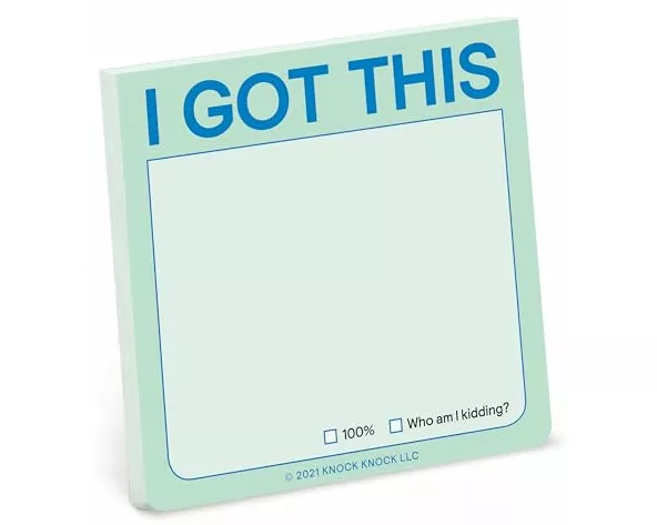 I Got This Sticky Note