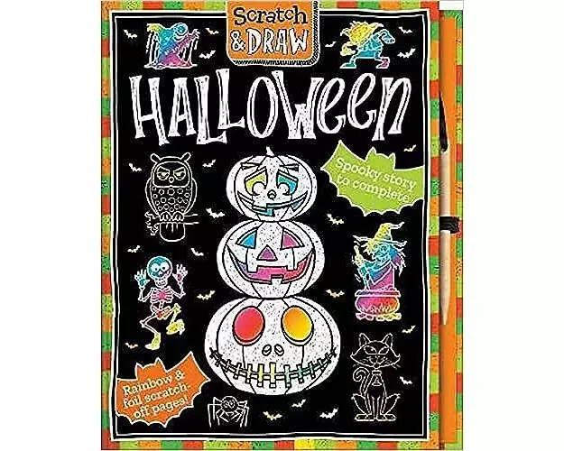 Scratch and Draw Halloween