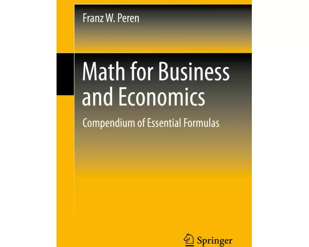 Math for Business and Economics