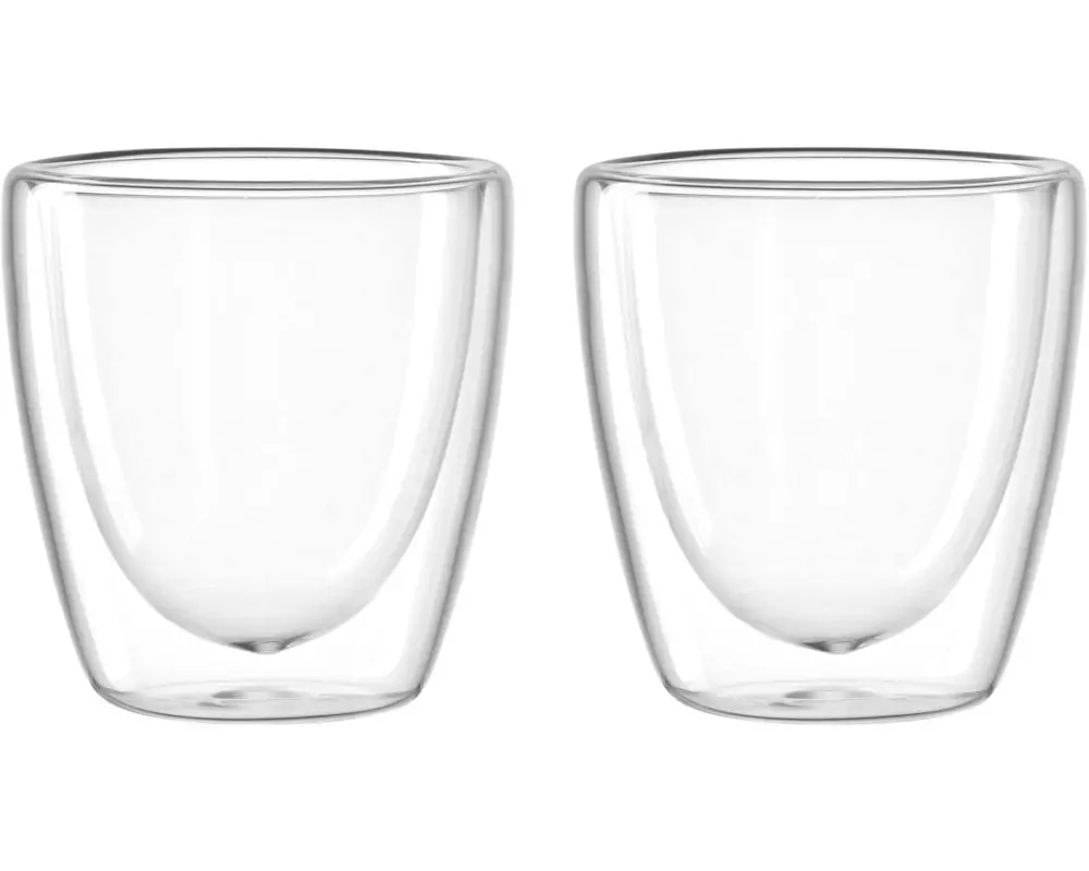 Leonardo Thermobecher Duo 100 ml, 2 Stück, Transparent