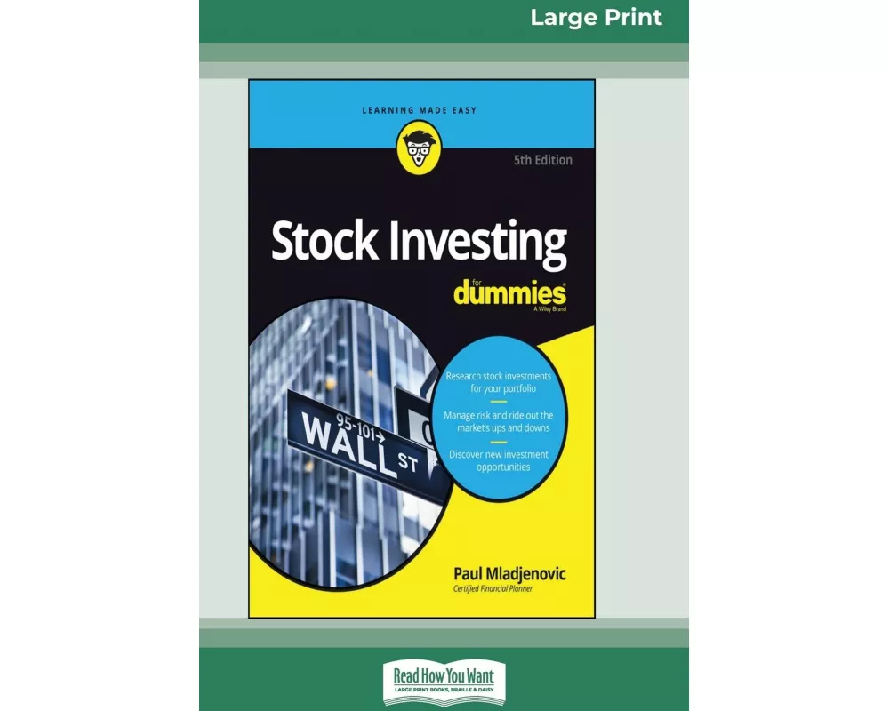 Stock Investing For Dummies, 5th Edition (16pt Large Print Edition)
