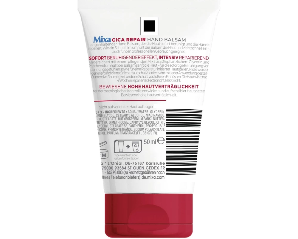Mixa Handbalsam Mixa Cica Repair Hand Balsam, 50 ml 50 ml