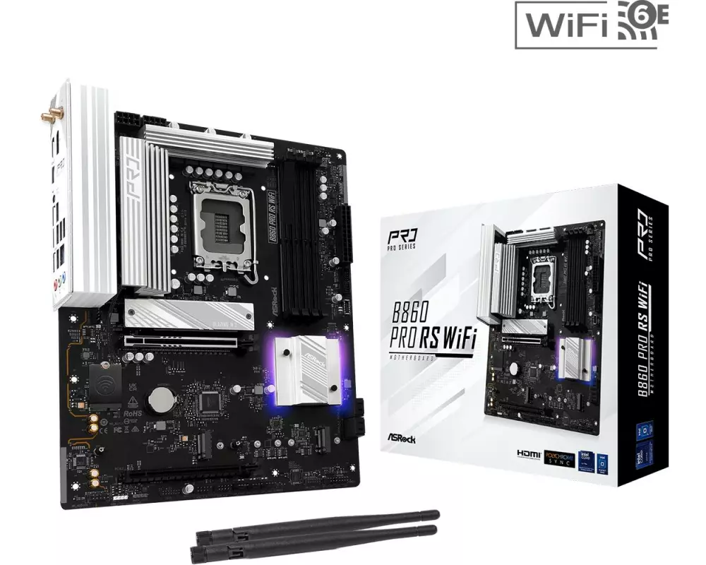 ASRock Mainboard B860 PRO RS WIFI