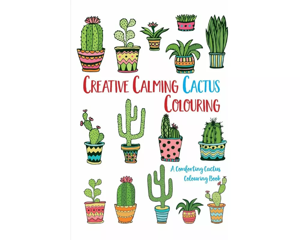 Creative Calming Cactus Colouring