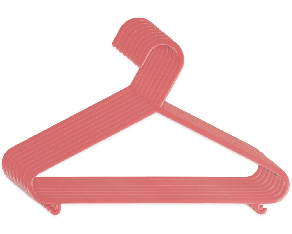 bieco Kleiderbügel 8er Set, Beere Rosa