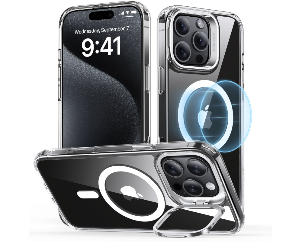 ESR Classic Hybrid Case MagSafe 1A75001 +Stand iPh 16 Pro Max Clear