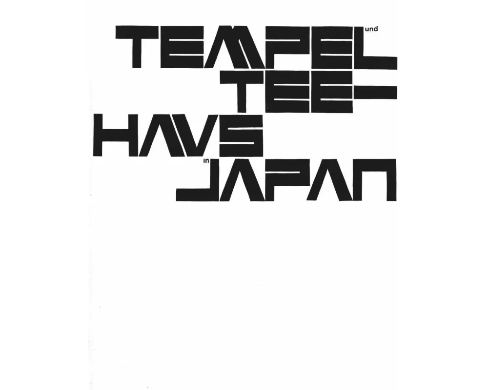 Tempel und Teehaus in Japan