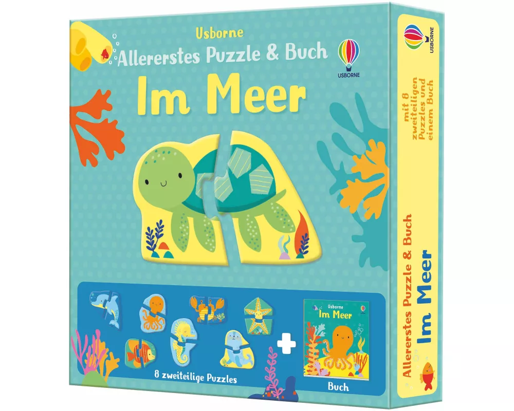 Allererstes Puzzle & Buch: Im Meer