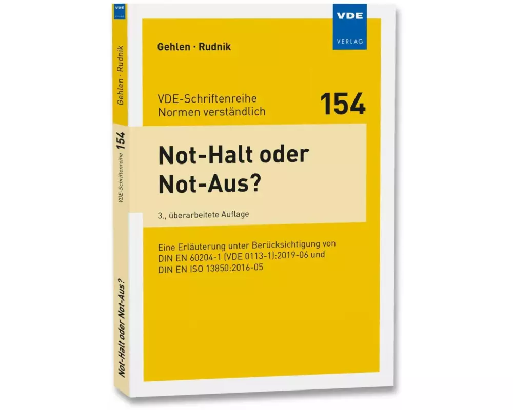 Not-Halt oder Not-Aus?
