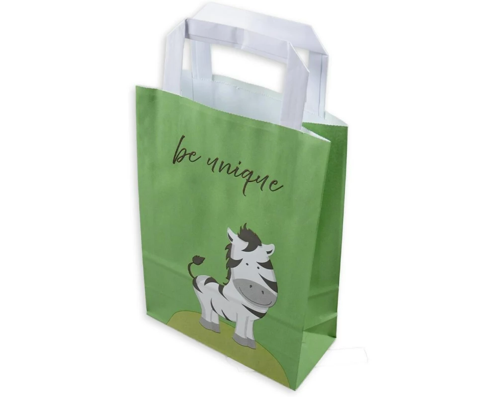 ELCO Geschenktüte Color Animal Zebra 18 x 8 x 26 cm, 50 Stück