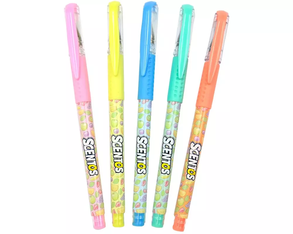 Sombo SCENTOS 5 Gelstifte 5 Stück, Neon und Pastell mit Duft