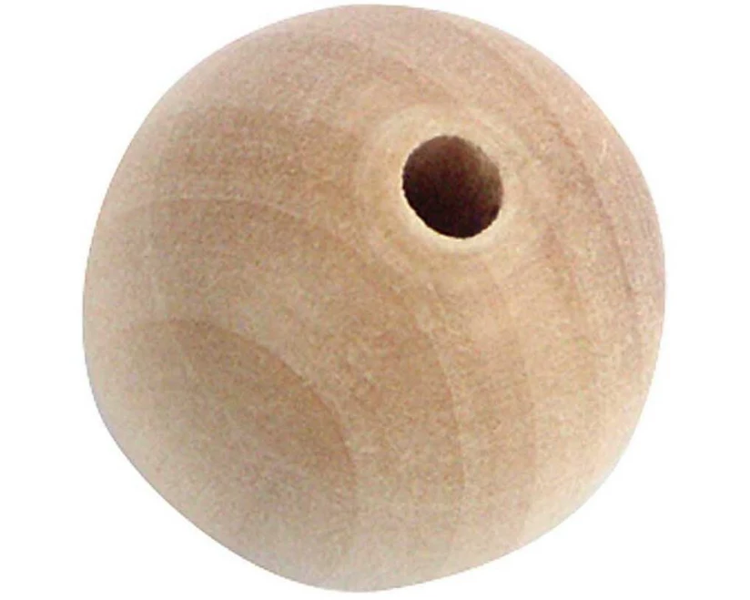 Rico Design Holzperlen 25 mm, 15 Stück