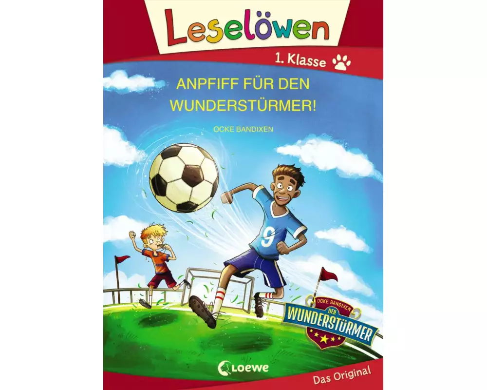 Leselöwen 1. Klasse - Anpfiff für den Wunderstürmer! (Großbuchstabenausgabe)