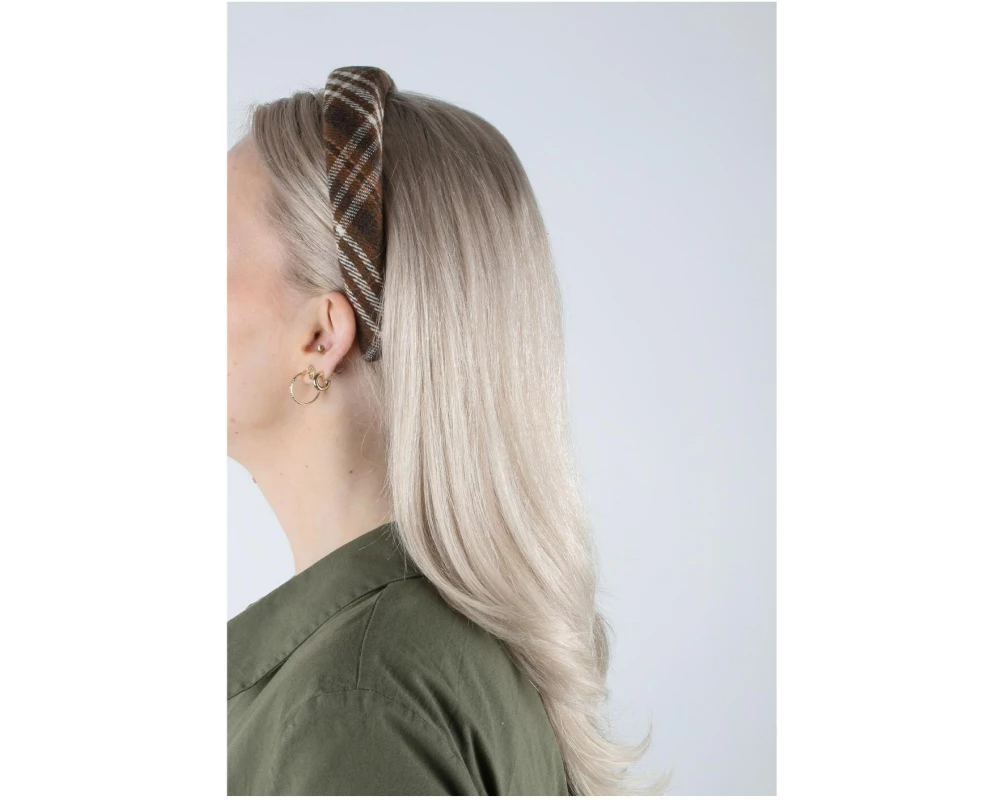 Trisa Accessoires Haarreif und Scrunchie im englischen Karomuster