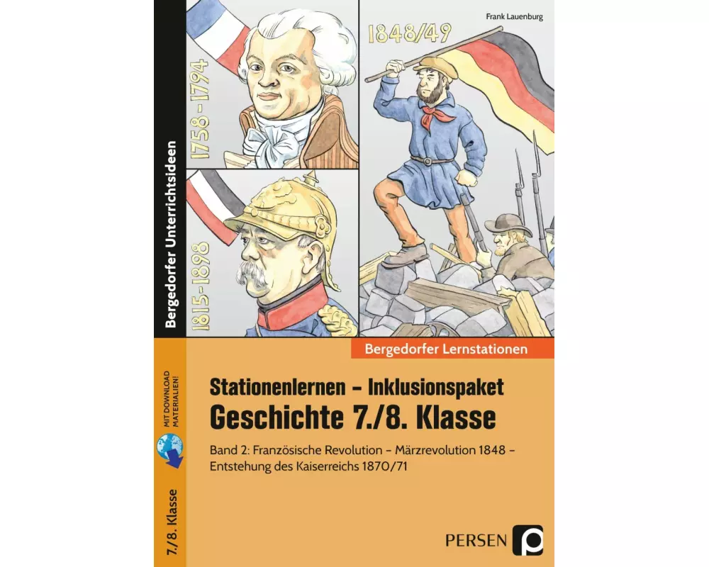 Stationenlernen Geschichte 7/8 Band 2 - inklusiv