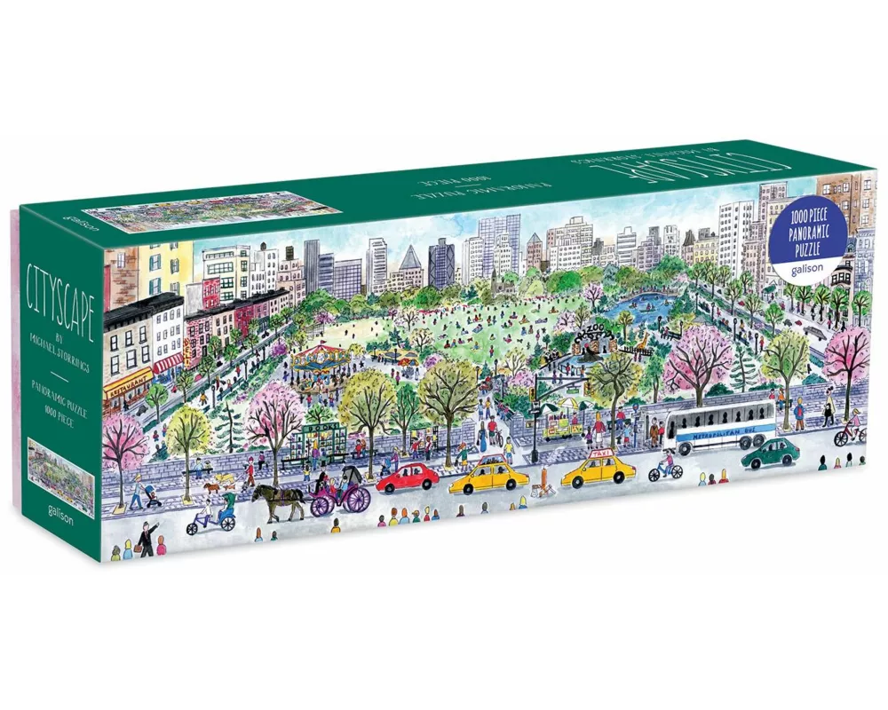 Michael Storrings Cityscape 1000 Piece Panoramic Puzzle