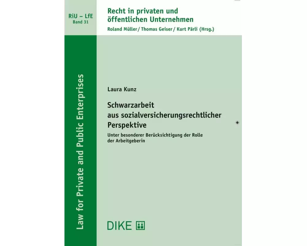 Schwarzarbeit aus sozialversicherungsrechtlicher Perspektive