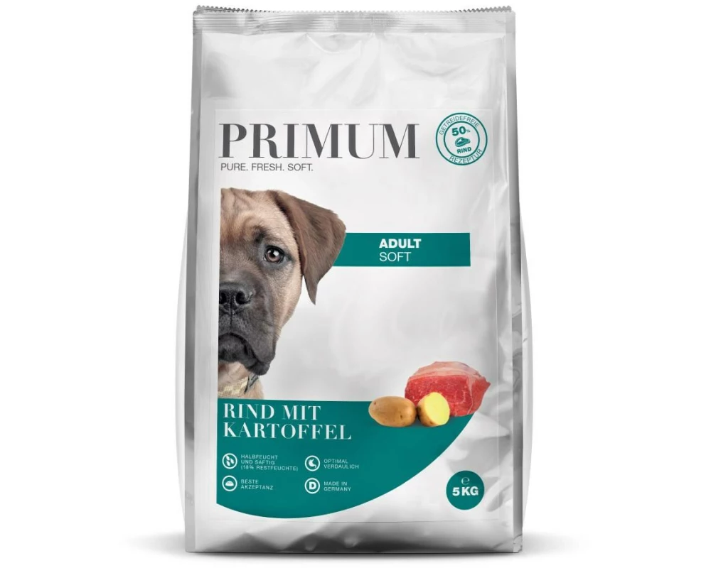 PRIMUM Halbfeuchtfutter Adult Rind mit Kartoffel 5 kg