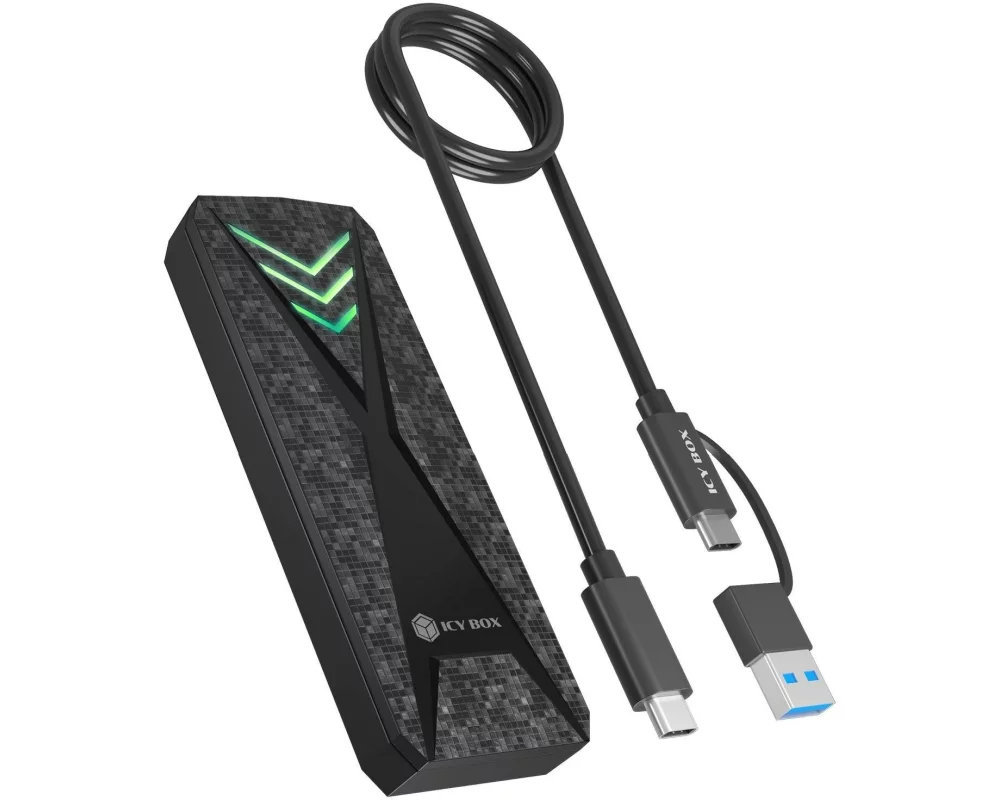 ICY BOX Externes Gehäuse Spade Case 1805 M.2