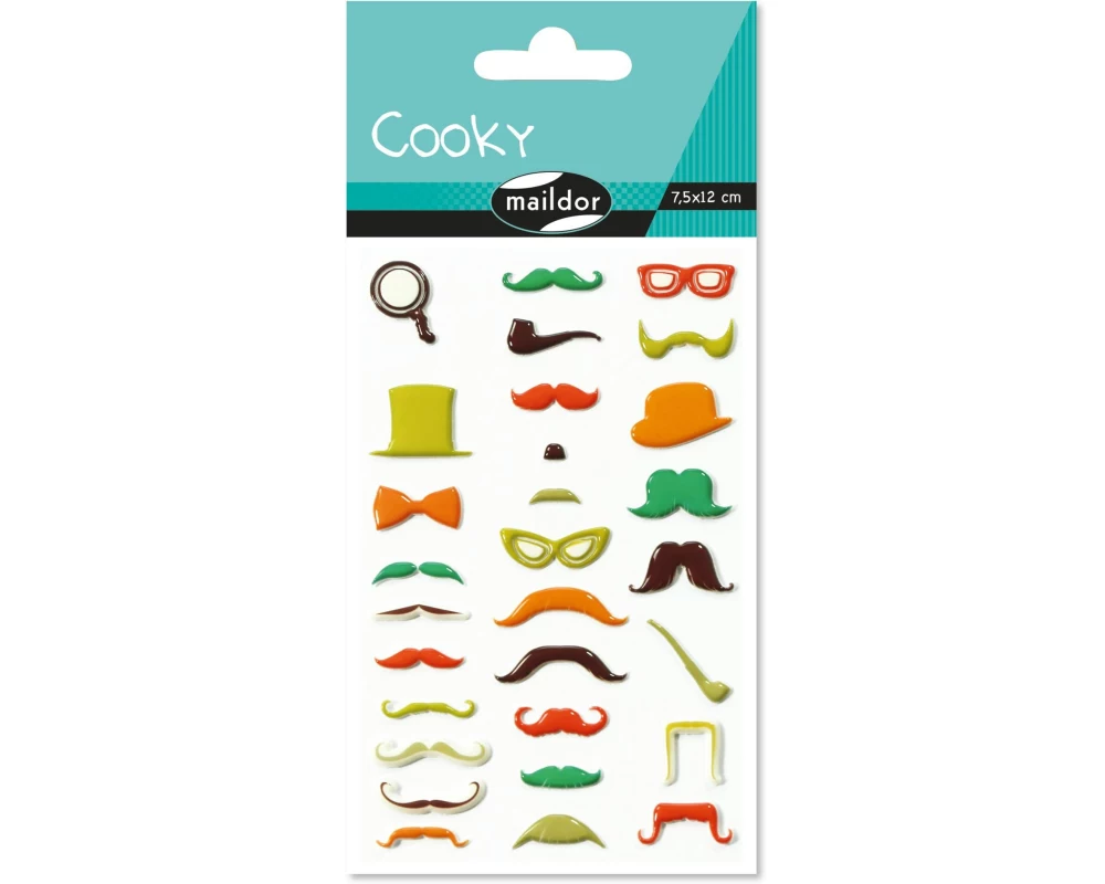 Clairefontaine Motivsticker 3D Schnurrbart