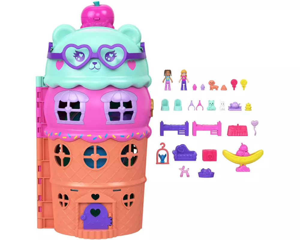 Polly Pocket Spielset Haus Schatulle