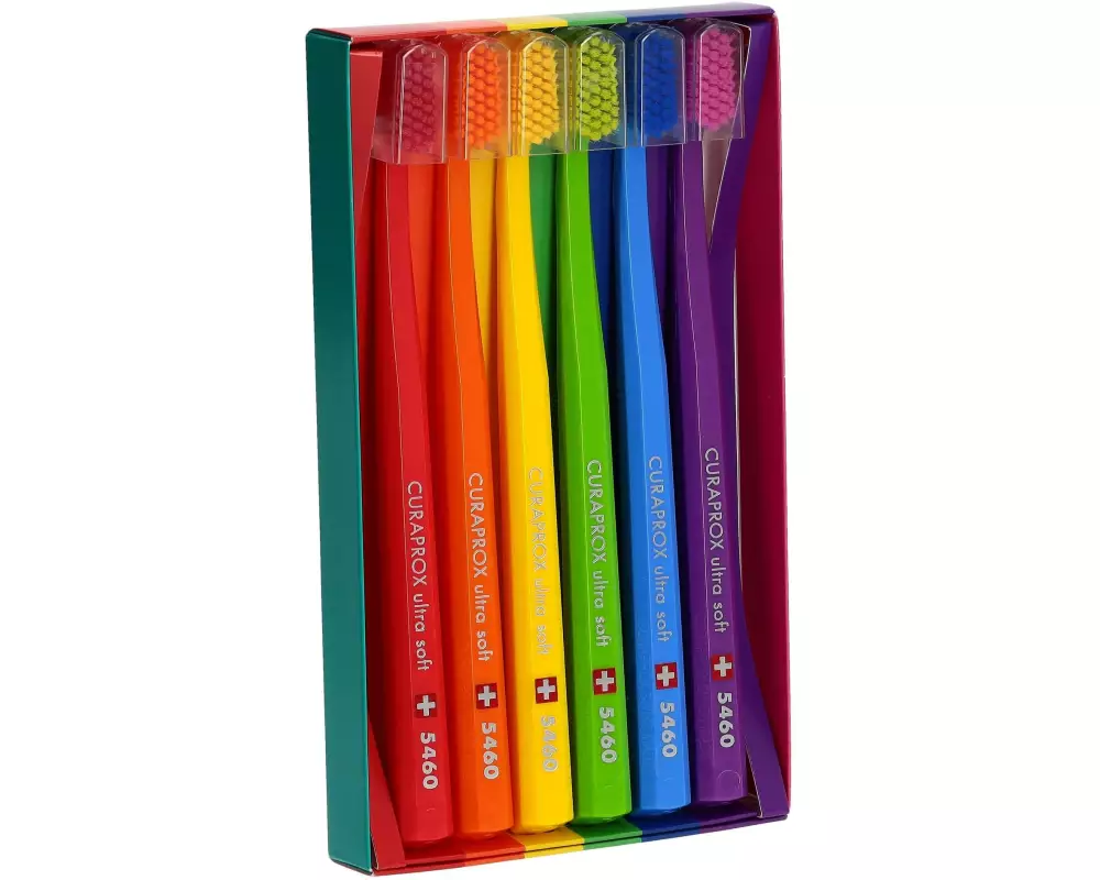 CURAPROX Handzahnbürste CS 5460 Rainbow Edition 6 Stück