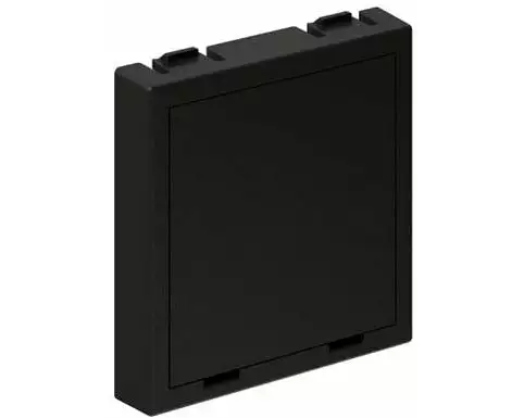 max connect Blindabdeckung 45 x 45 mm Blindplatte, Anthrazit