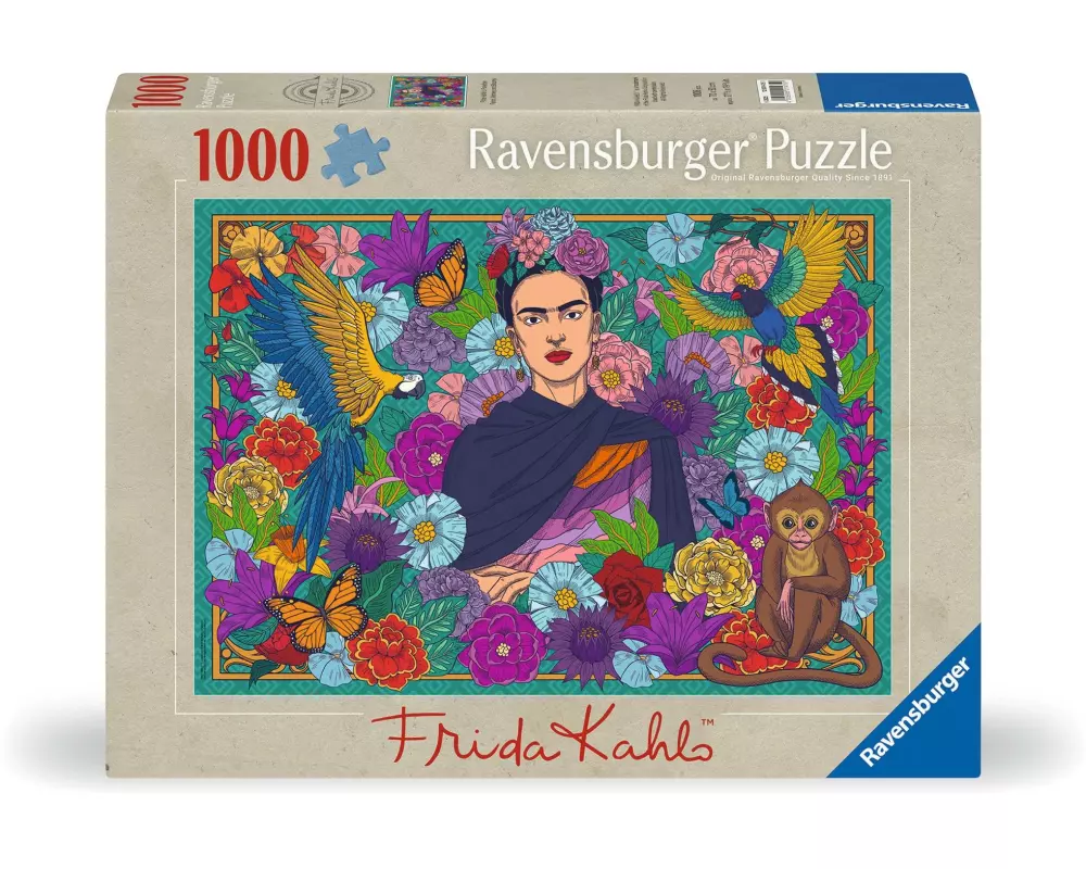 Ravensburger Puzzle Frida Kahlo's Paradise: Parrot, Monkey and Blooms