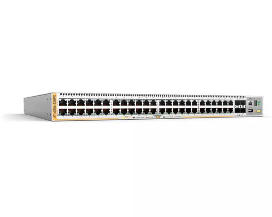 Allied Telesis AT-x530L-52GPX-50 Managed L3 Gigabit Ethernet (10/100/1000) Energie Über Ethernet (PoE) Unterstützung Grau