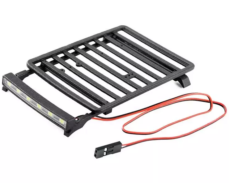 RC4WD Modellbau-Dachträger mit Lightbar SCX24 21 Bronco