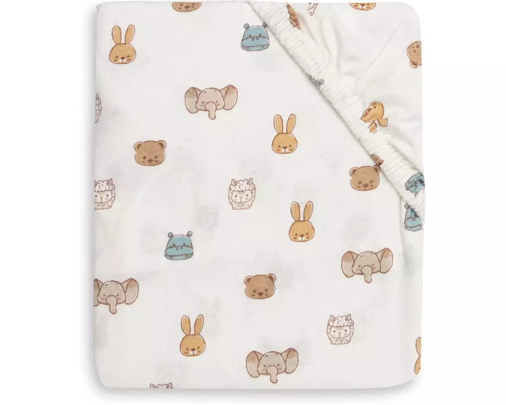 Jollein Spannbettlaken Jersey 60 x 120cm – Jollies 60 x 120 cm
