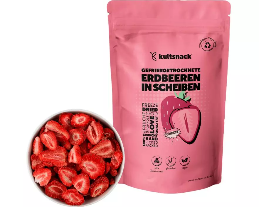 kultsnack Erdbeeren 100 g