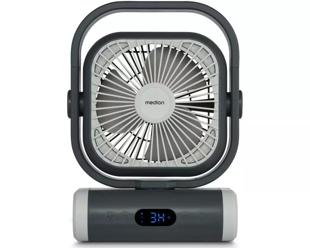 Medion USB-Ventilator Life Camping E10 TF Grau