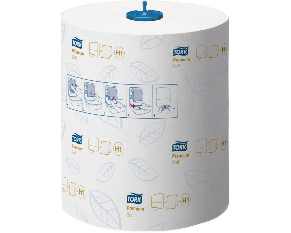 TORK Rollhandtuch Premium H1 290016 weiss, 2-lagig 100m