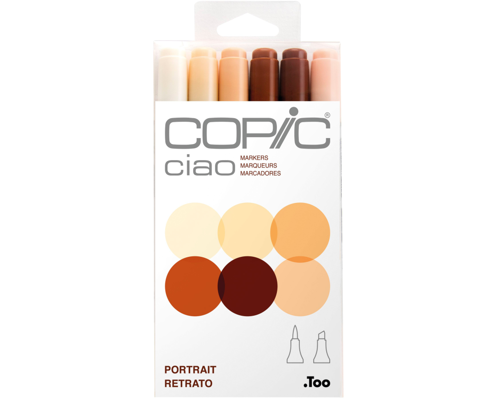 COPIC Marker Ciao 22075666 6er Set Porträt