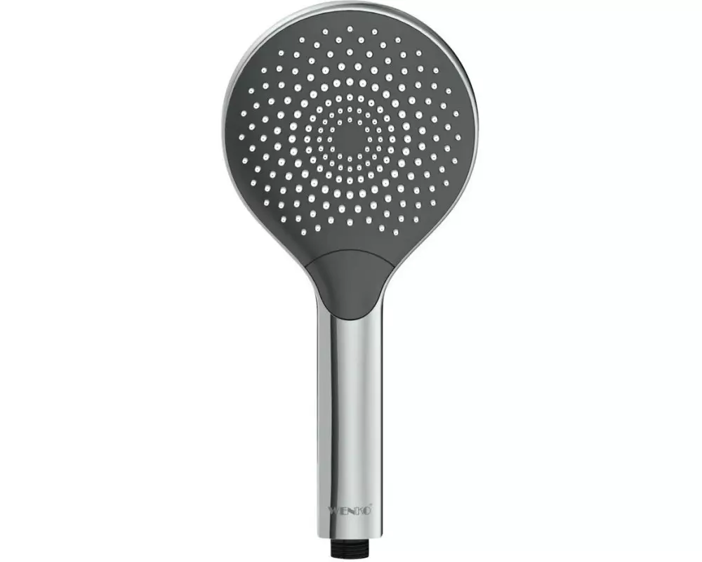 Wenko Duschkopf 12 cm Silber Grau
