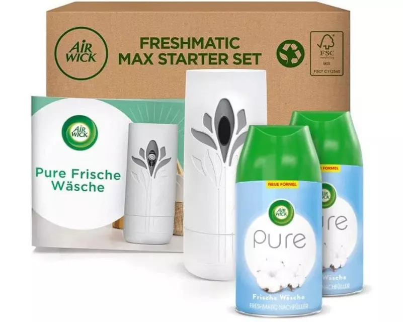 Air Wick Freshmatic Max Set Frische Wäsche