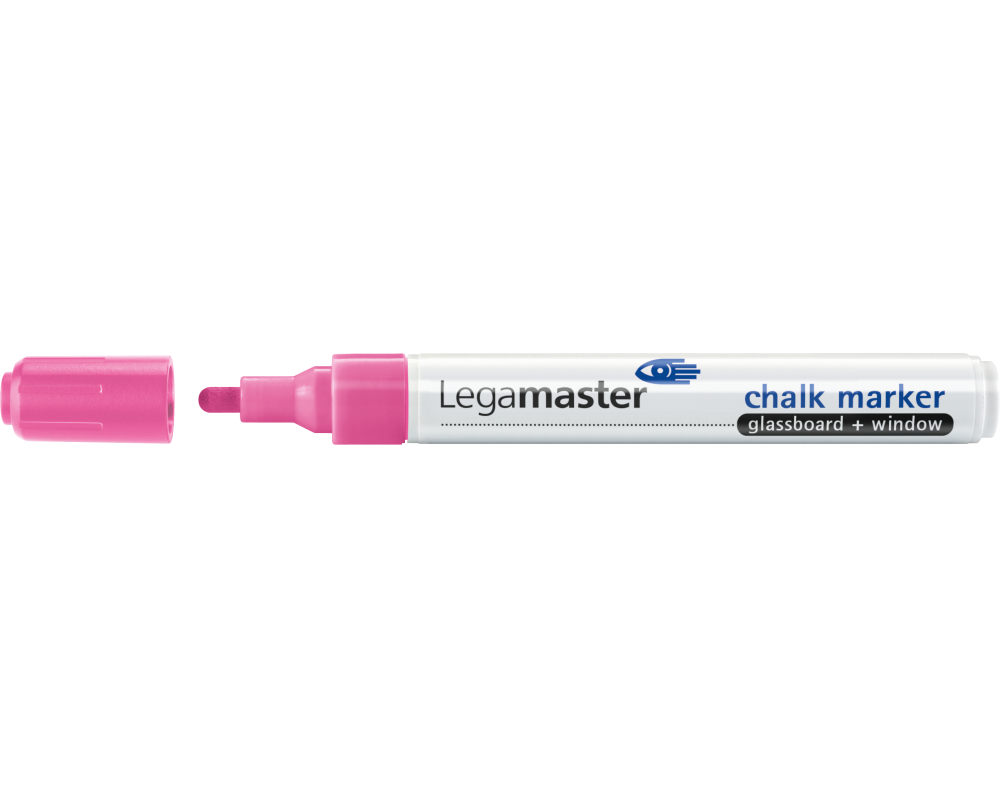 LEGAMASTER Glassboard Marker 7-118109 4 Stück, pink