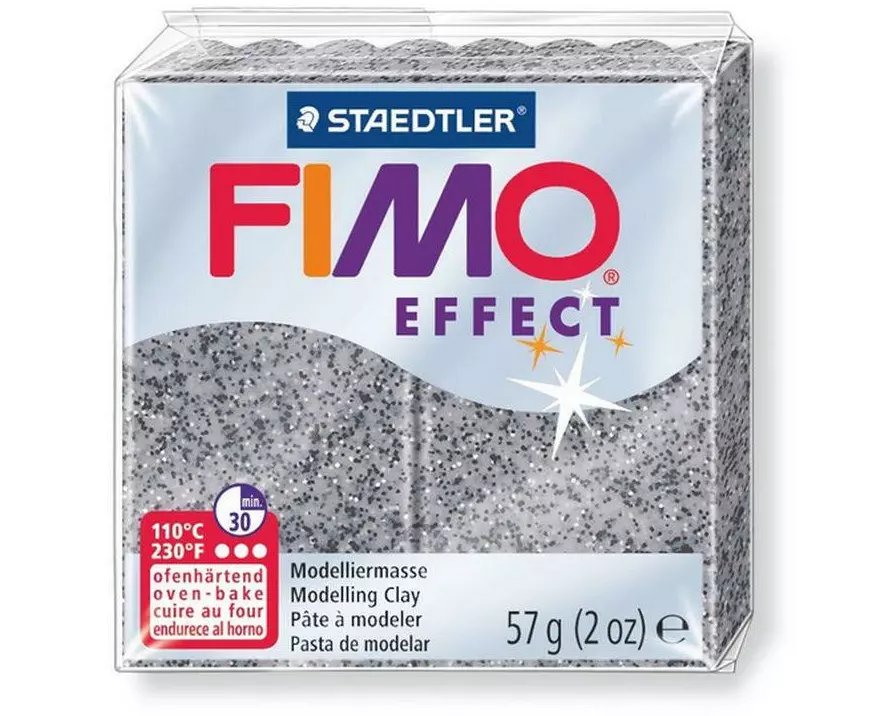 Fimo Modelliermasse Effect Grau, 57 g