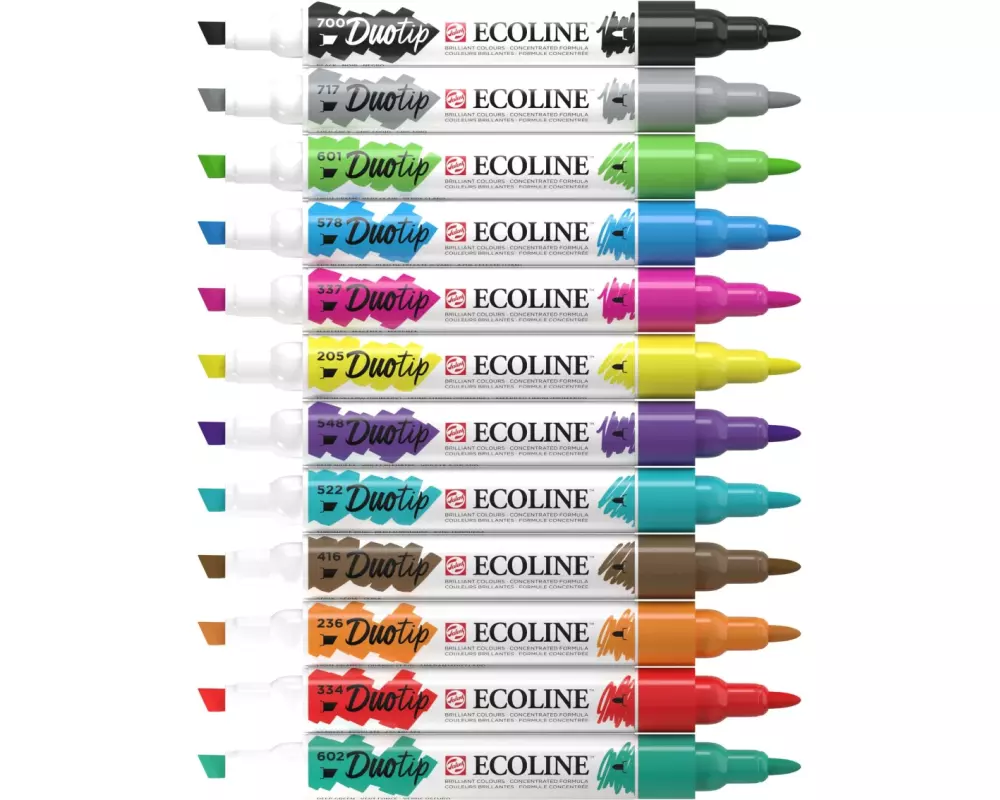 Talens Filzstift Duotip Basic 12 Stück